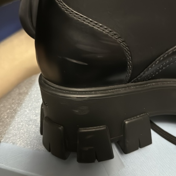 Prada Women’s Monolith Boots 39 - Picture 3 of 5